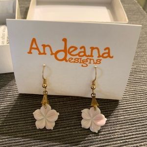 Andeana Design tropical flower earrings